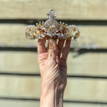 gold tiara